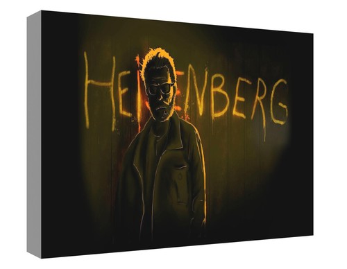 Breaking bad black canvas - bad, wall