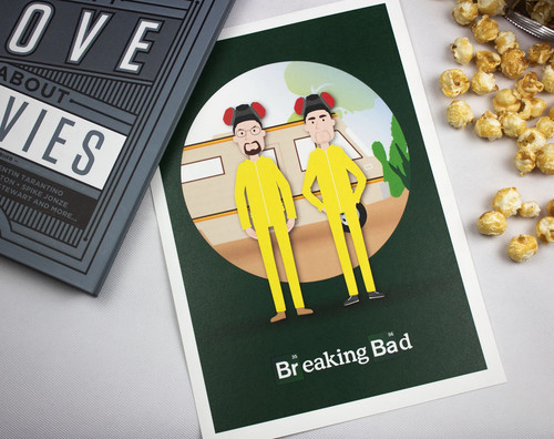 Breaking bad show art print - breaking,