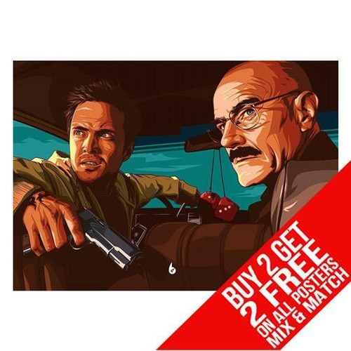 Breaking bad bb1 poster - breaking,
