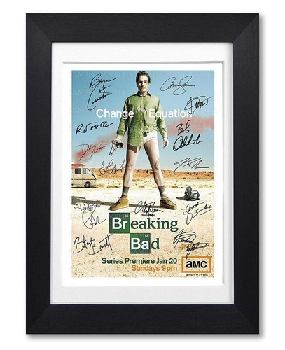 Breaking bad cast - bad, signed