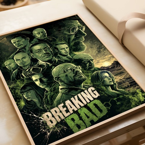 Breaking bad poster - breaking,