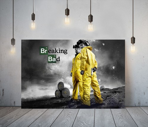 Breaking bad framed canvas - breaking,
